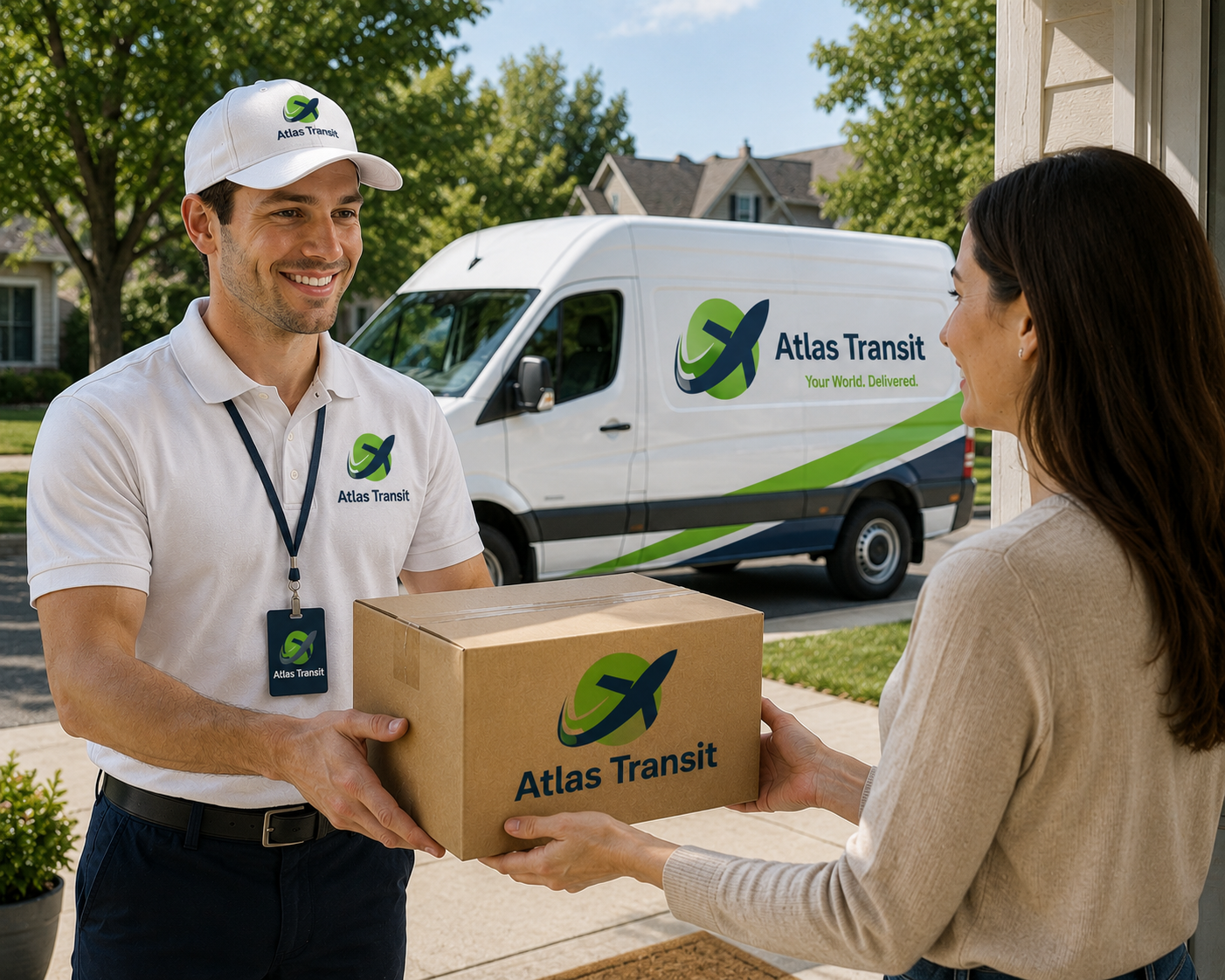 Atlas Transit support team assisting a client